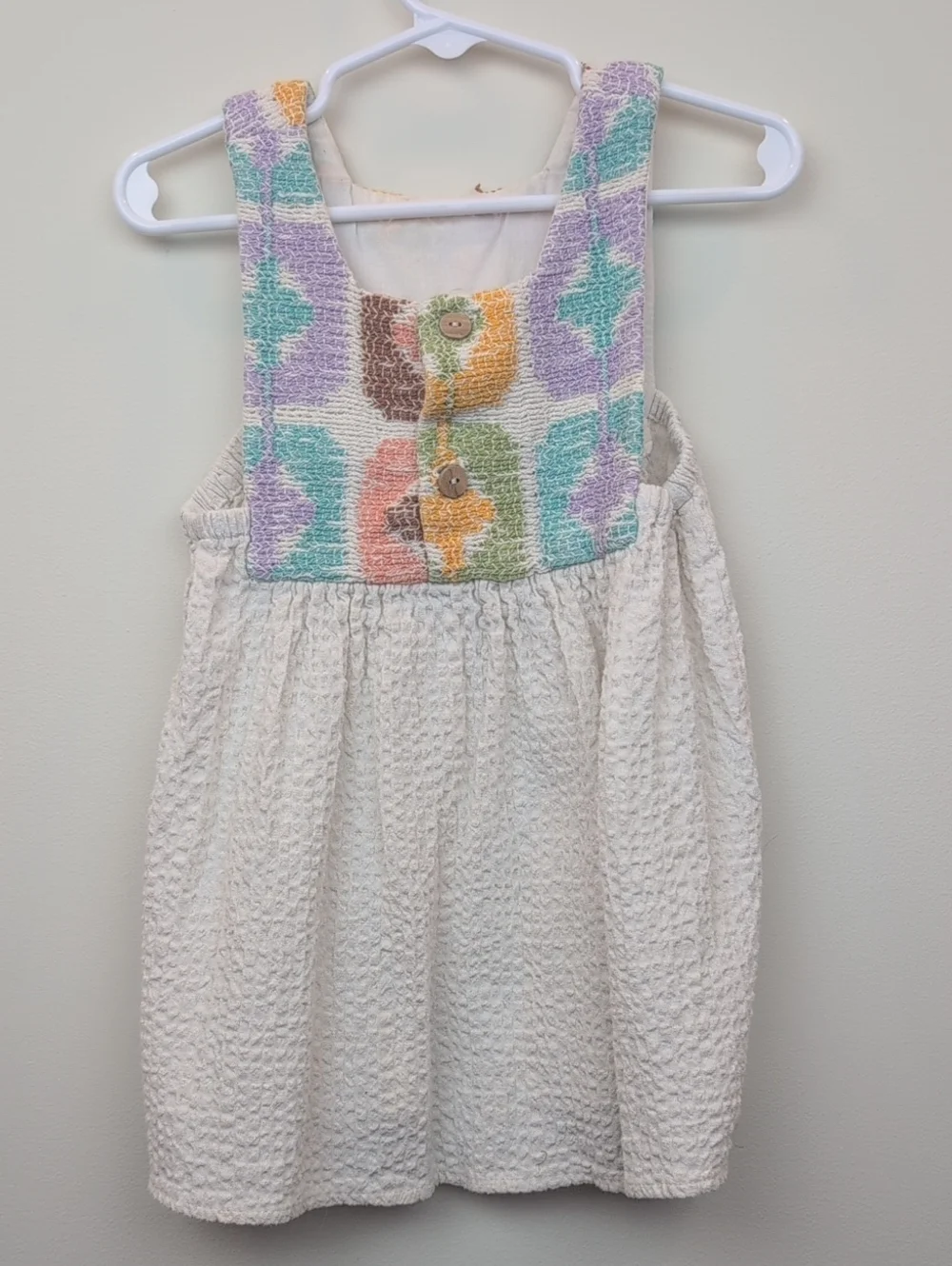 Zara Woven Waffle Knit Dress 2-3Y Play